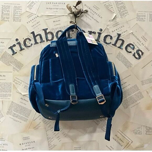 Free People X Caraa Velvet Cirrus Backpack - Picture 5 of 5